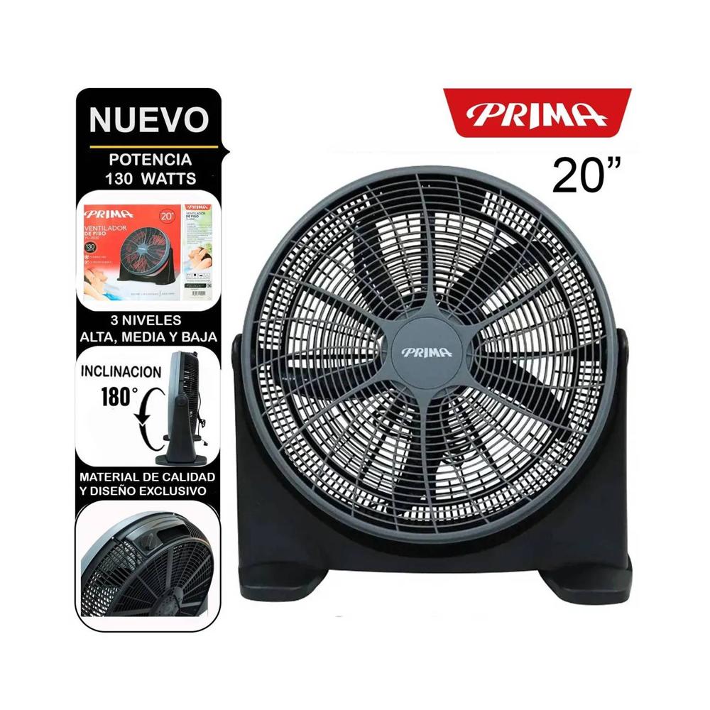 VENTILADOR DE PISO 20 pulgada PRIMA YL-2020P 130W