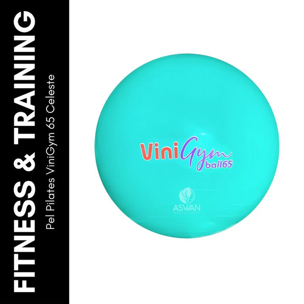 Pelota Pilates ViniGym 65 Celeste