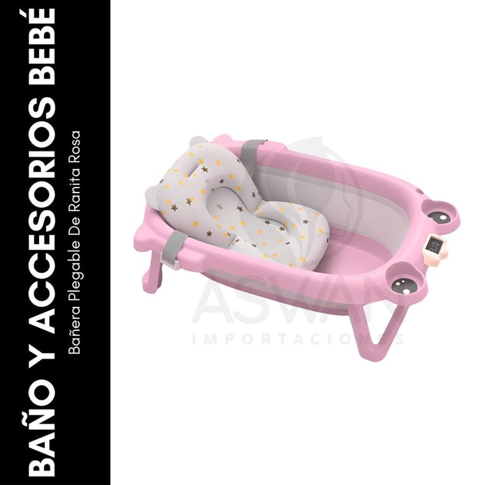 Bañera Plegable De Ranita Rosa