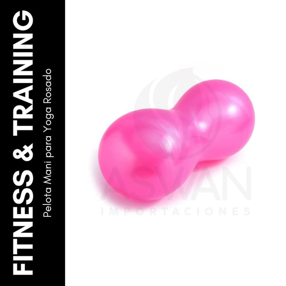 Pelota de Equilibrio Peanut para Yoga Rosado