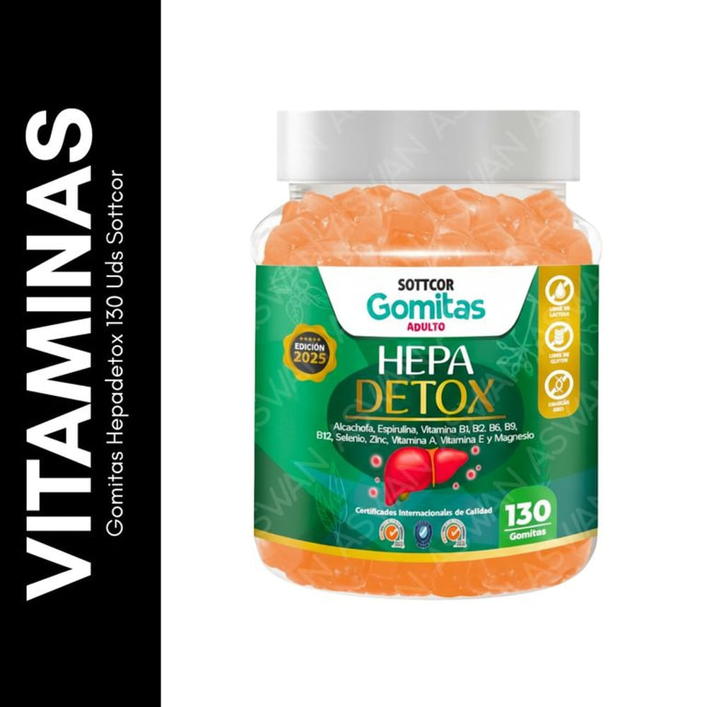 Gomitas Hepadetox 130 Uds Sottcor