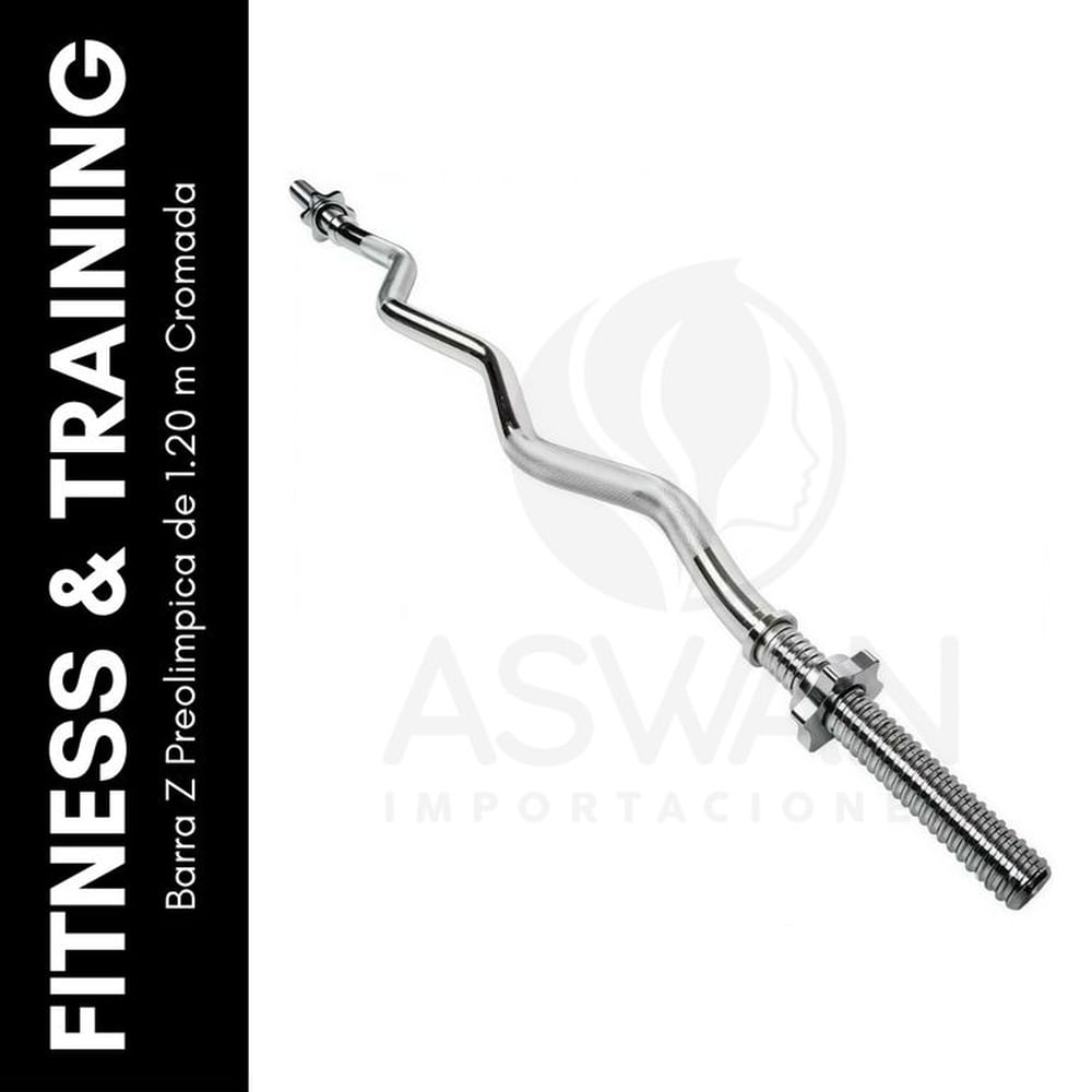 Barra Z Preolimpica de 120 m Cromada