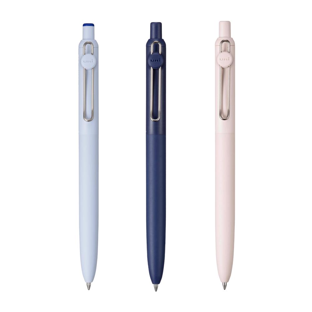 UNI Zento Bolígrafo Retráctil Tinta Gel Líquida Azul - Pack x 3