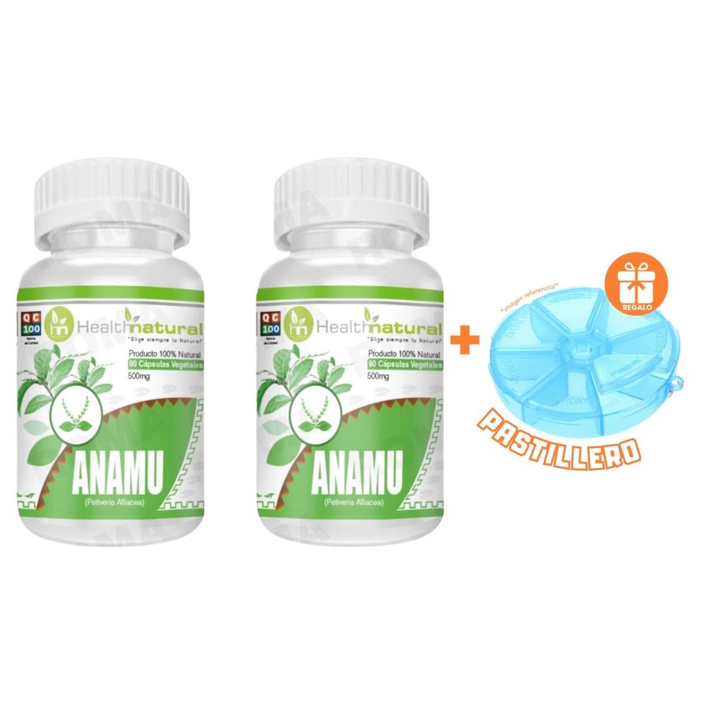 PACK 2 ANAMU HEALTHNATURAL 1000MG + REGALO PASTILLERO
