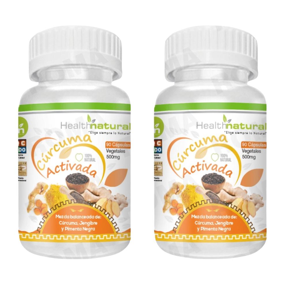 PACK 2 CÚRCUMA ACTIVADA HEALTHNATURAL 1000MG