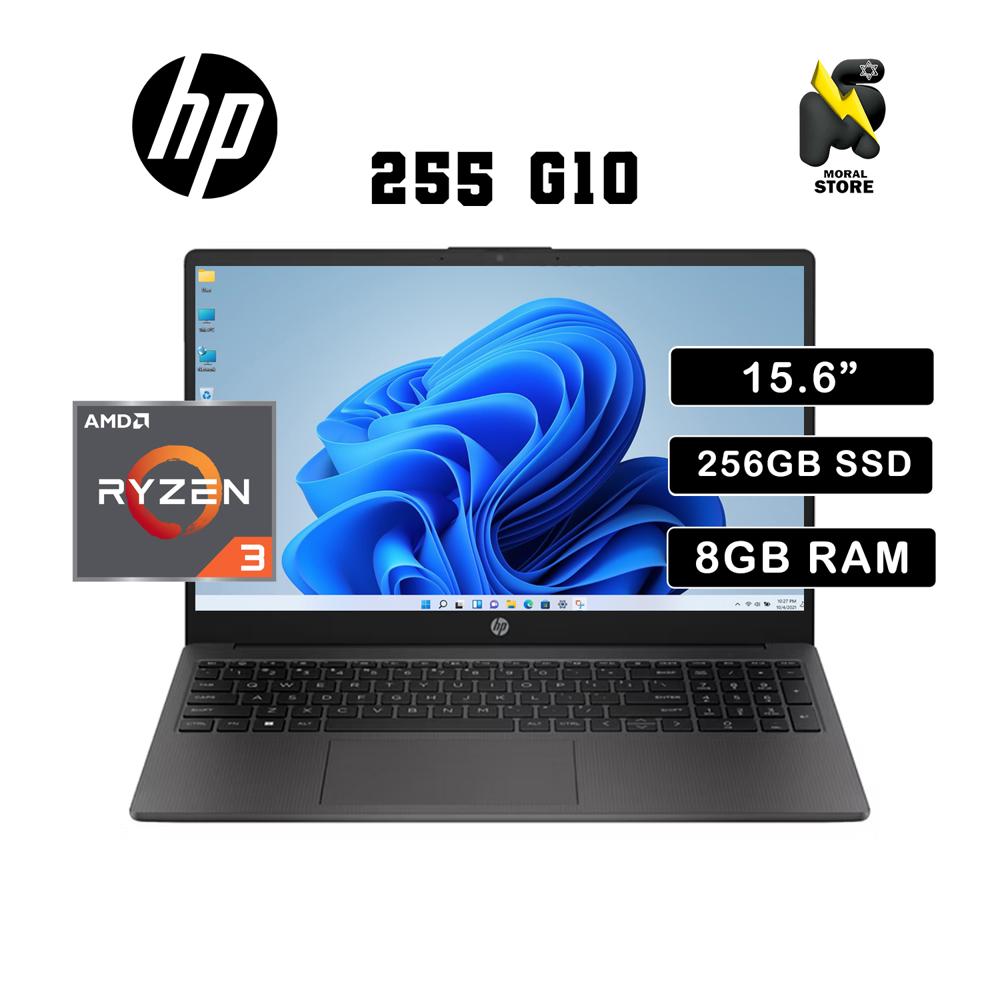 LAPTOP HP 255 G10 AMD RYZEN 3 7320U 256 GB SSD 8GB RAM 15.6 HD