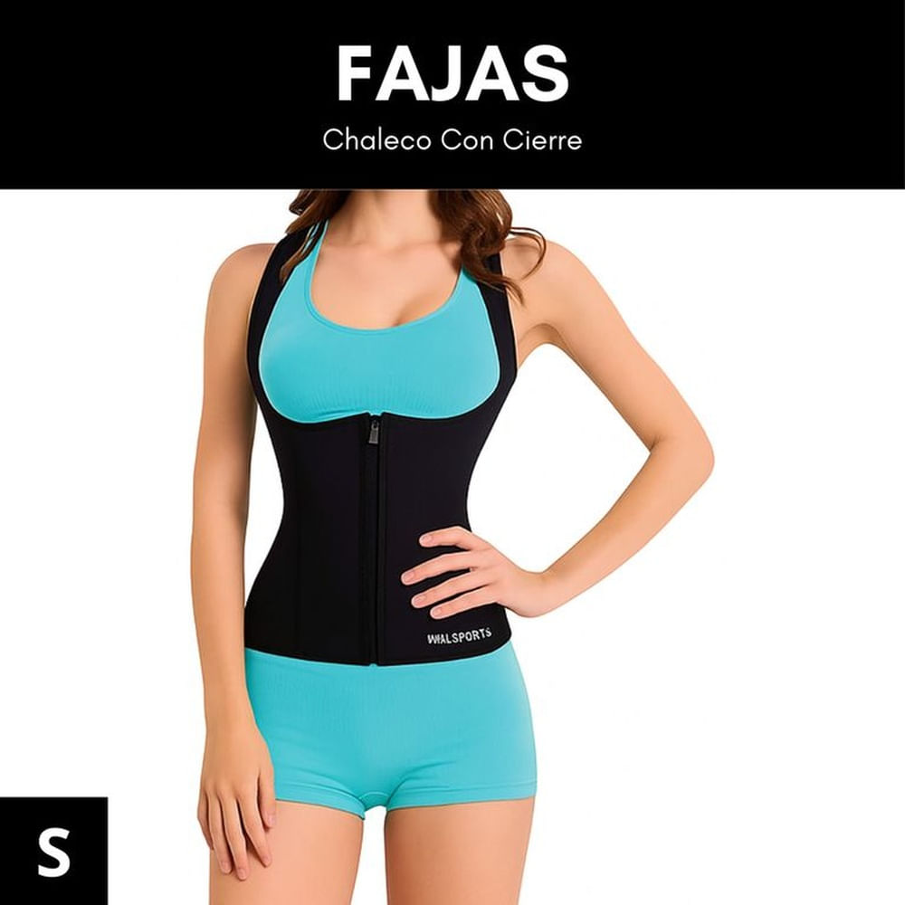 Chaleco Con Cierre Talla S