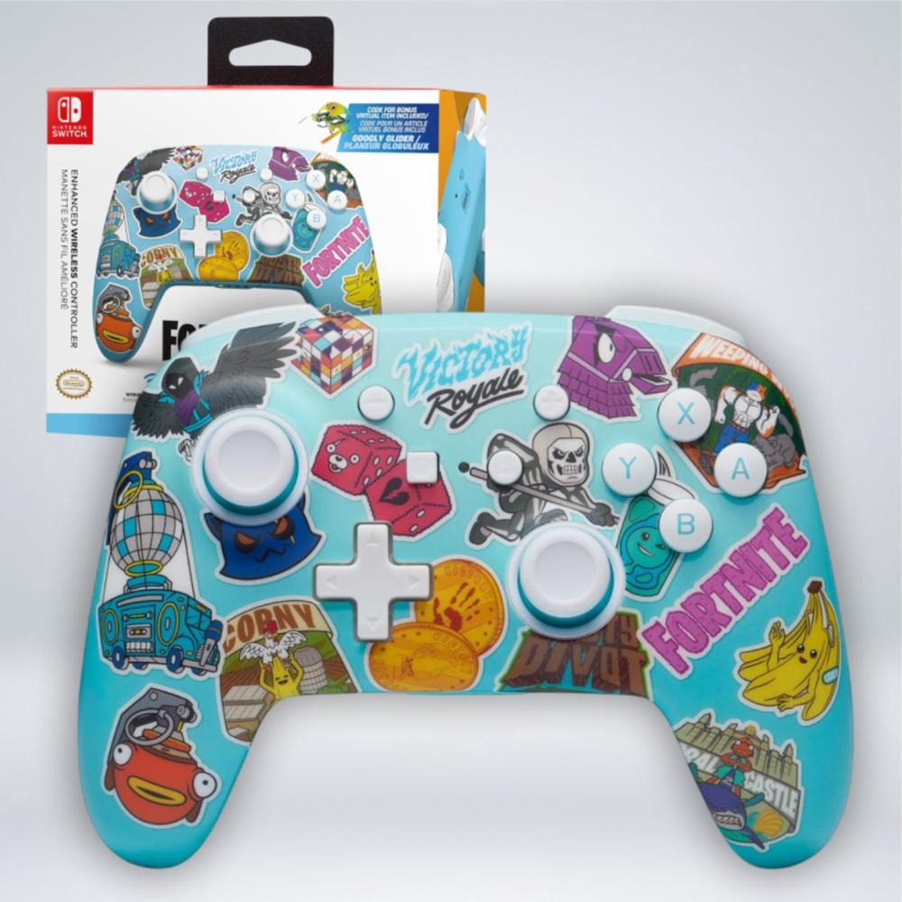 MANDO NINTENDO SWITCH POWER A CONTROLLER STICKER FORTNITE MANIA