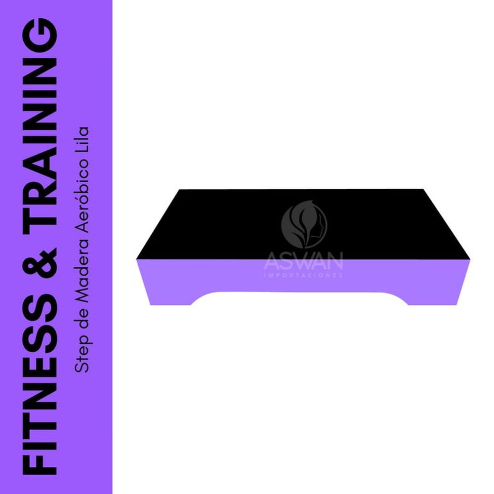 Step de Madera Aeróbico Lila