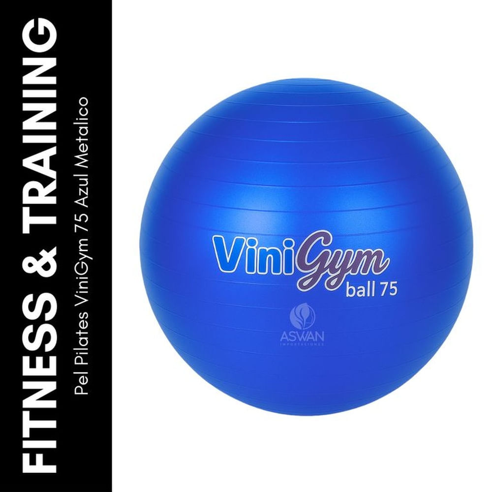 Pelota Pilates ViniGym 75 Azul Metalico