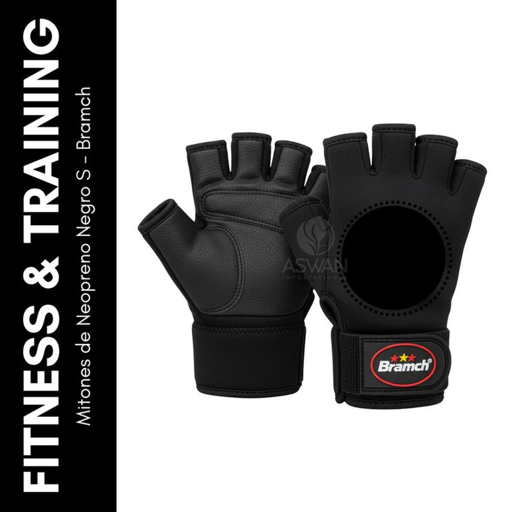 Mitones de Neopreno Negro S - Bramch