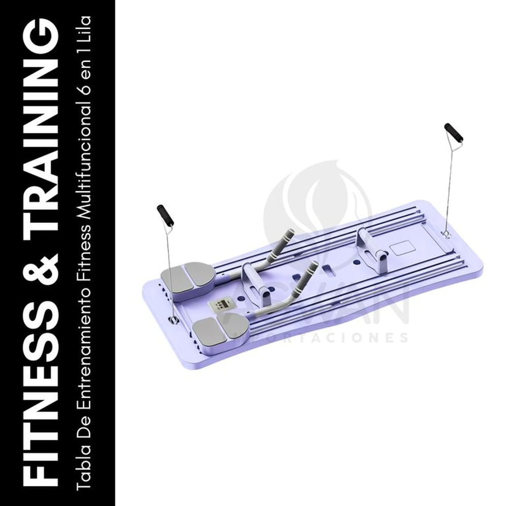 Tabla De Entrenamiento Fitness Multifuncional 6 en 1 Lila