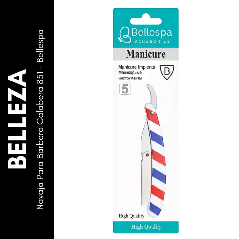 Navaja Para Barbero Calabera 851 - Bellespa