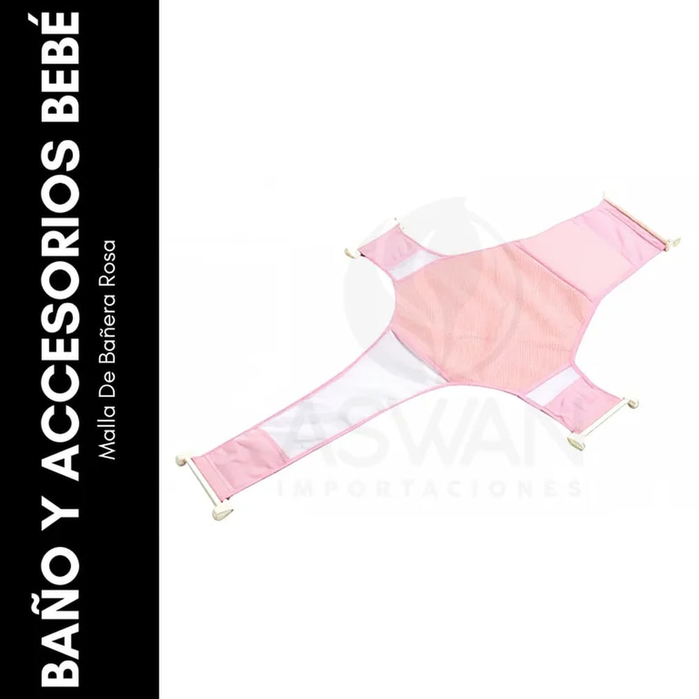 Malla De Bañera Rosa