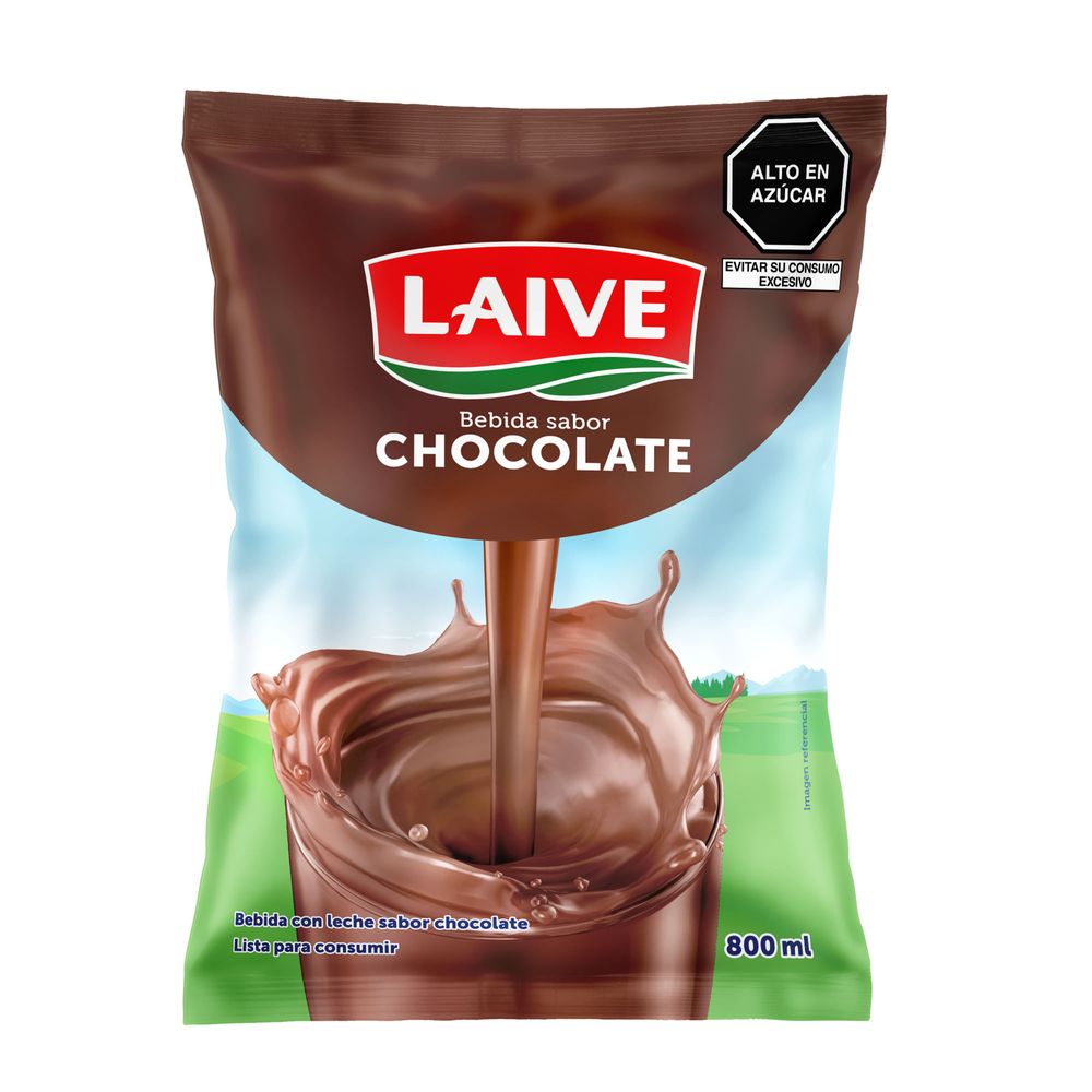 Bebida de Leche Chocolatada LAIVE Bolsa 800ml Bebida de Leche Chocolatada LAIVE Bolsa 800ml