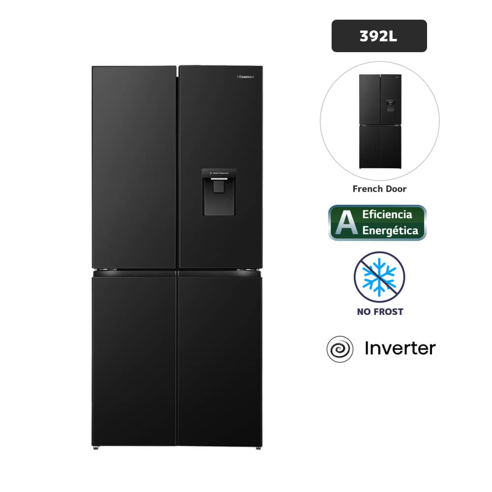 Refrigeradora HISENSE FDR 392L No Frost RQ3P431NMBA Refrigeradora HISENSE FDR 392L No Frost RQ3P431NMBA