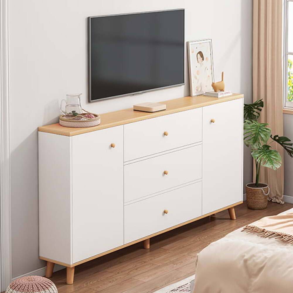 Aparador Vintage Moderno Marga 3 Cajones 2 Puertas Aparador Vintage Moderno Marga 3 Cajones 2 Puertas