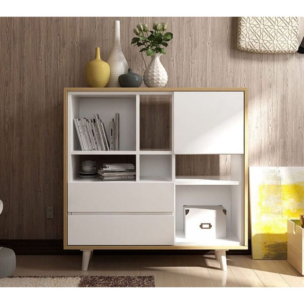 Aparador Vintage Paulo 2 Cajones 1 Puerta Aparador Vintage Paulo 2 Cajones 1 Puerta