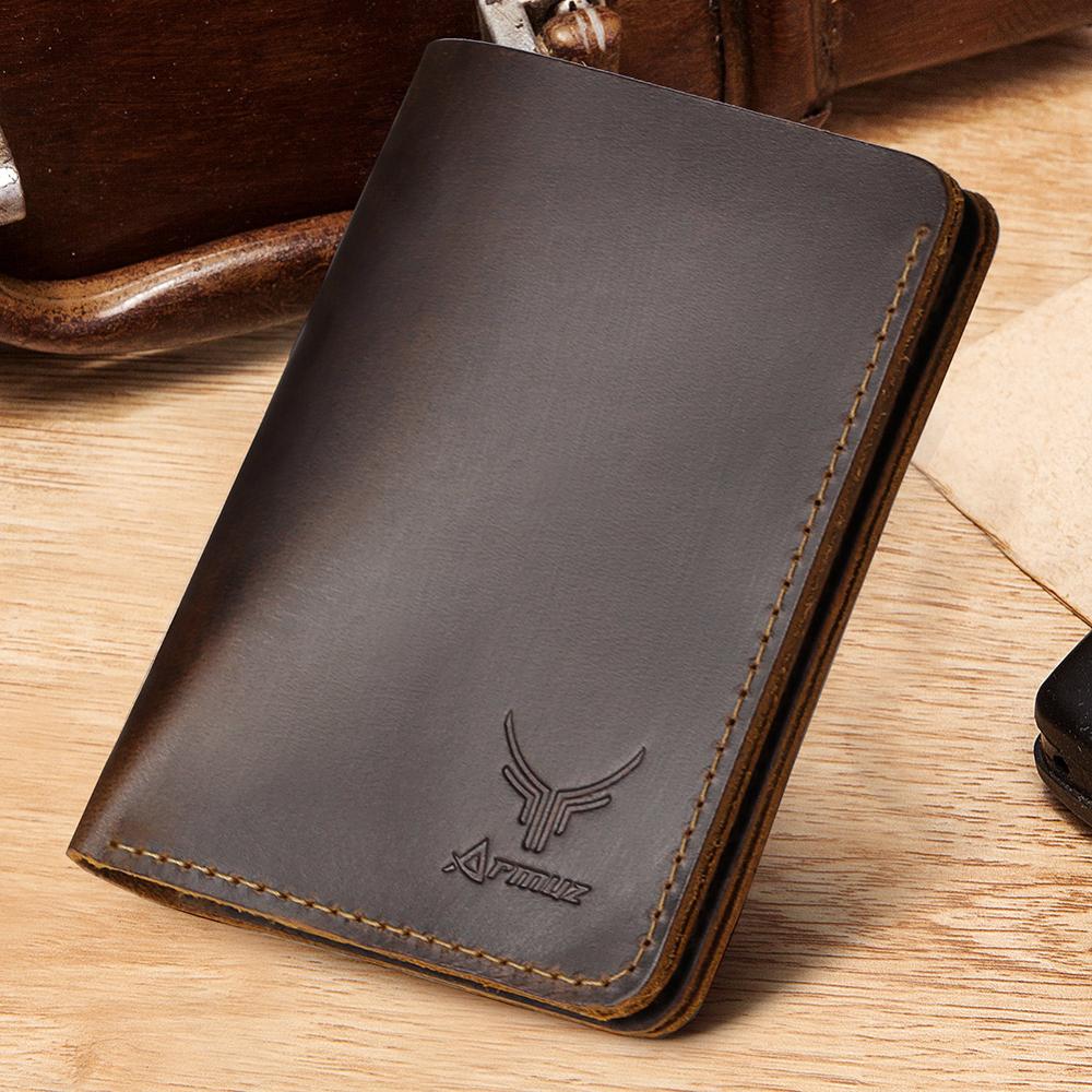 Billetera De Cuero Vacuno De Alta Gama Estilo Retro bp795