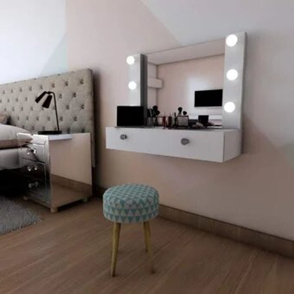 Tocador Flotante La Casa del Mueblero Blanco Tocador Flotante La Casa del Mueblero Blanco