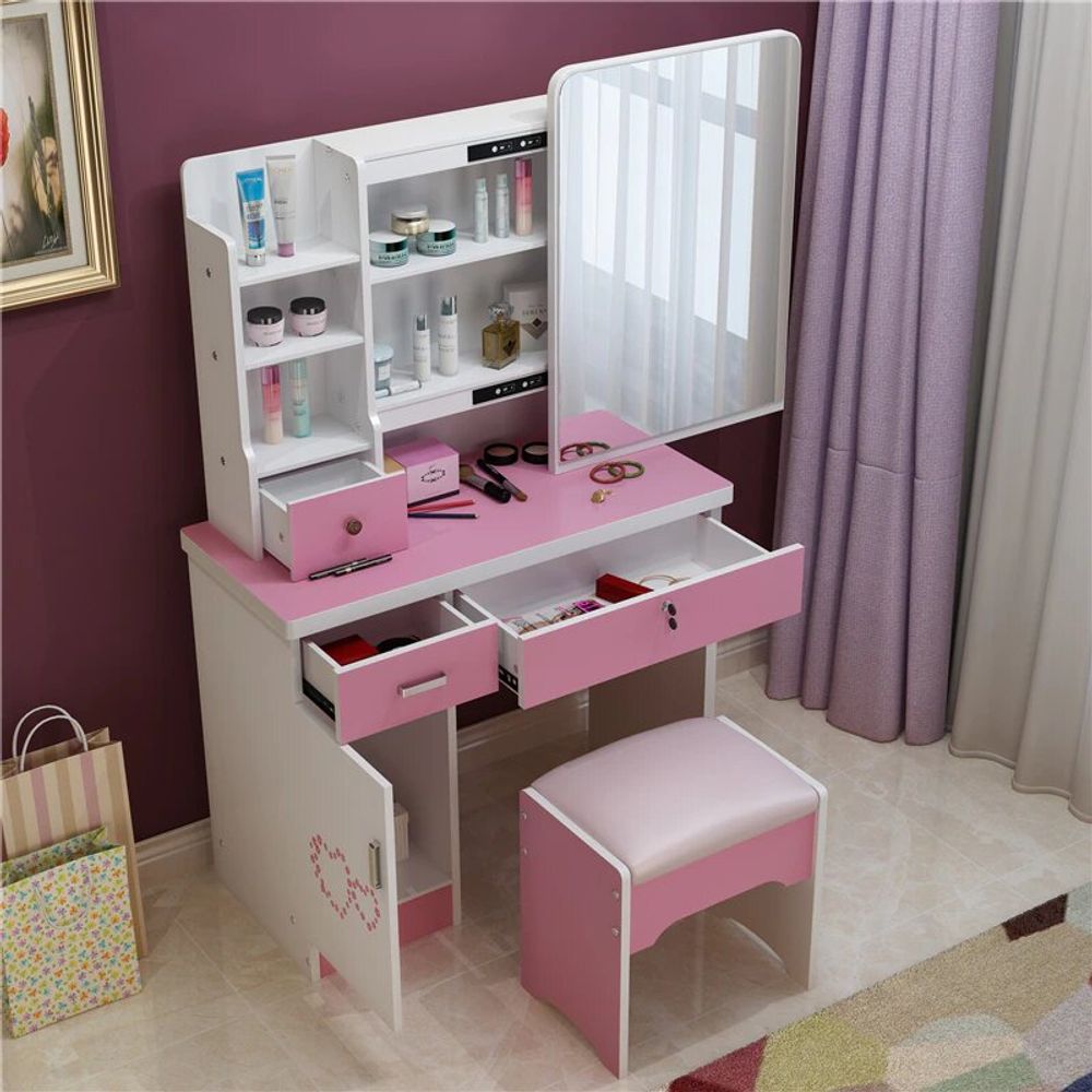 Tocador Alexia La Casa del Mueblero Rosado Tocador Alexia La Casa del Mueblero Rosado