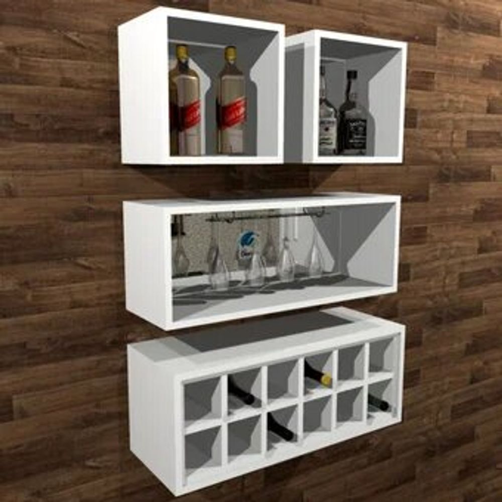 Bar Flotante Arlier La Casa del Mueblero Blanco Bar Flotante Arlier La Casa del Mueblero Blanco