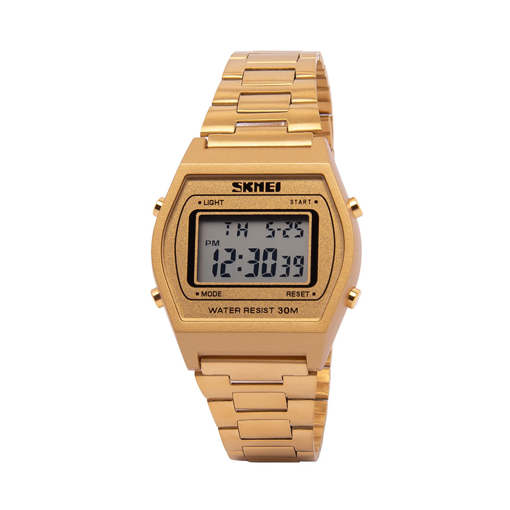 Reloj Skmei 1328 Dígital Color Oro Reloj Skmei 1328 Dígital Color Oro