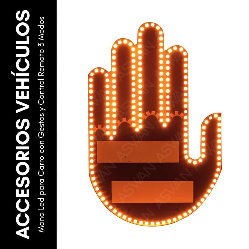 Señal De Mano Led Para Auto