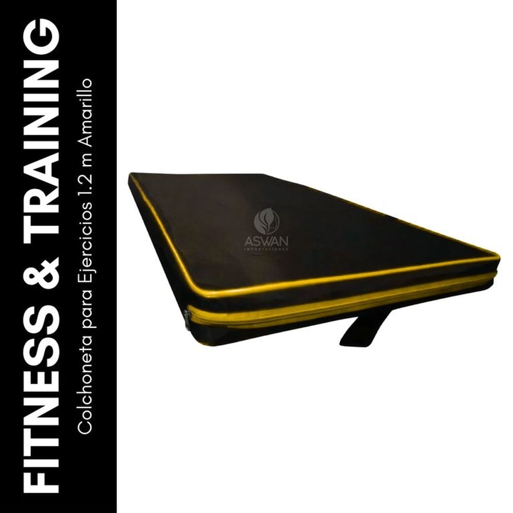 Colchoneta para Ejercicios 12 m Amarillo