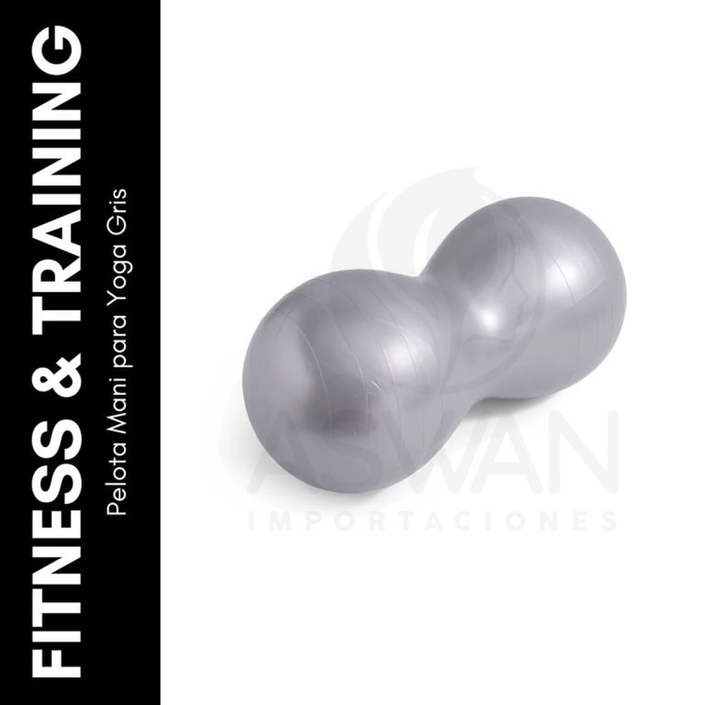 Pelota de Equilibrio Peanut para Yoga Gris