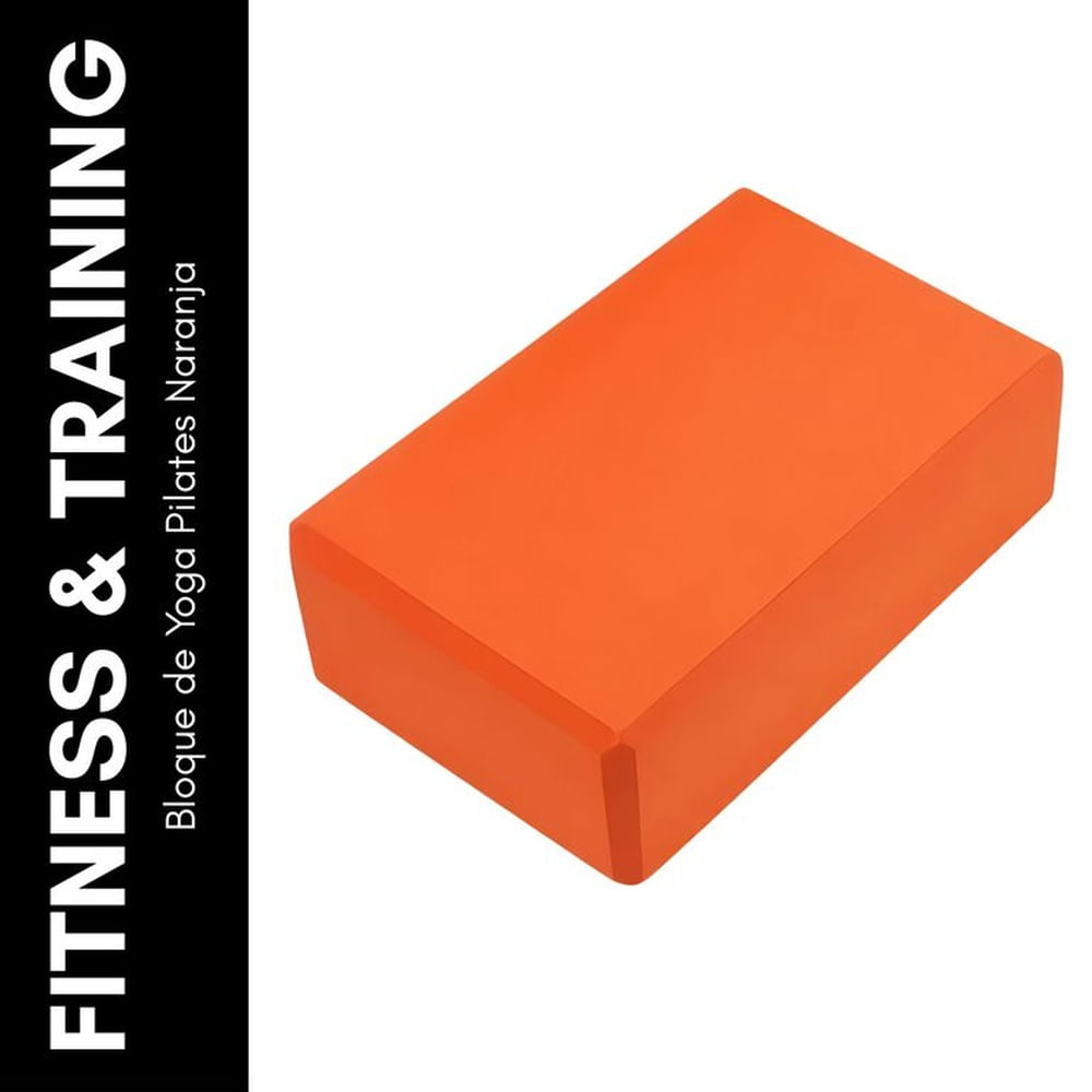 Bloque de Yoga Pilates Naranja