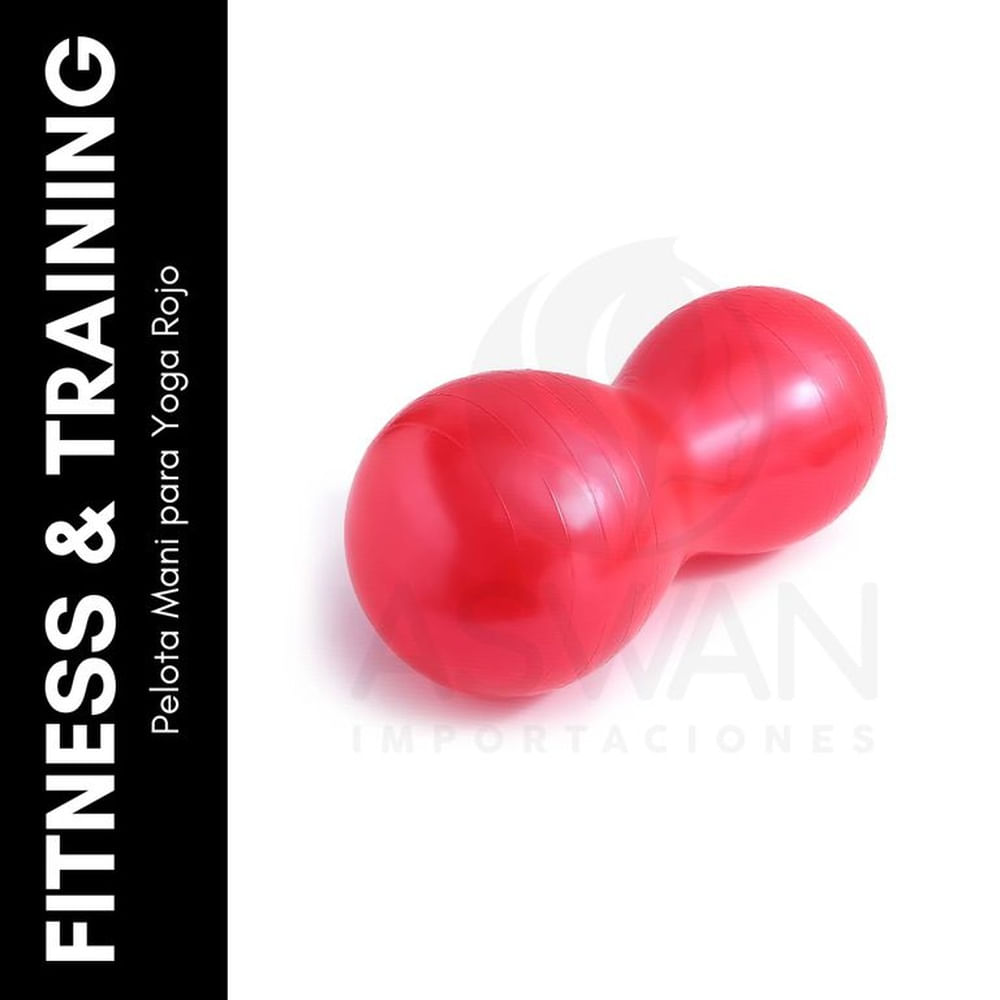 Pelota de Equilibrio Peanut para Yoga Rojo