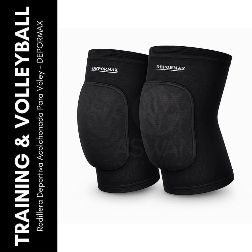 Rodillera Deportiva Acolchonada Para Vóley - DEPORMAX