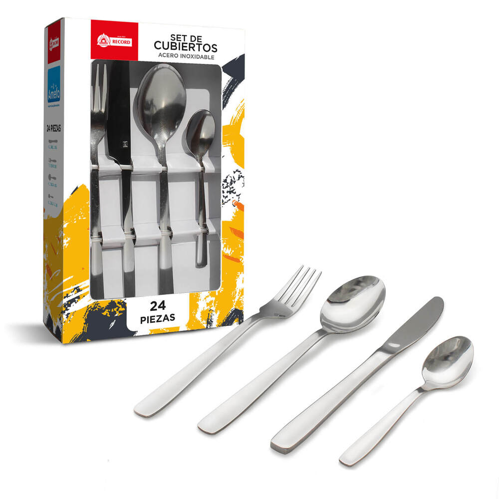 Set de Cubiertos Record 1155369886 de 24 Piezas Amefa