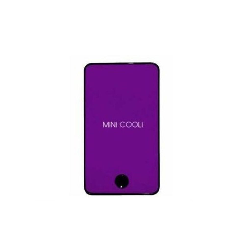 Mini Ventilador Aire Frío Portátil Recargable Hakusa Mini Cooli Morado