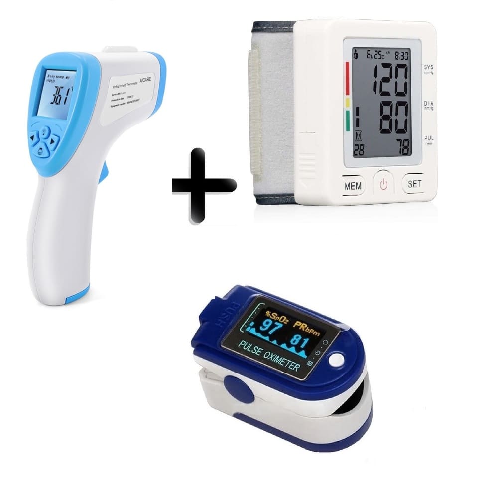 Termometro mas Oximetro y Tensiometro Termometro mas Oximetro y Tensiometro