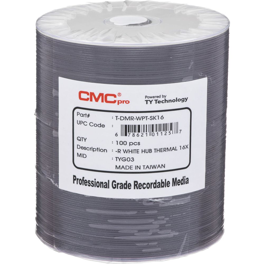 Discos Dvd R Cmc Pro Everest 16X de 4.7Gb Paquete de 100 1257818-REG Discos Dvd R Cmc Pro Everest 16X de 4.7Gb Paquete de 100 1257818-REG