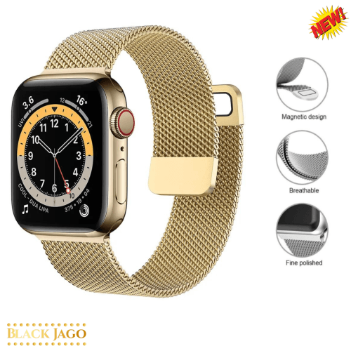 Correa Metalica Imantada Milanesse Watch Ultra SmartWatch I8 Dorado