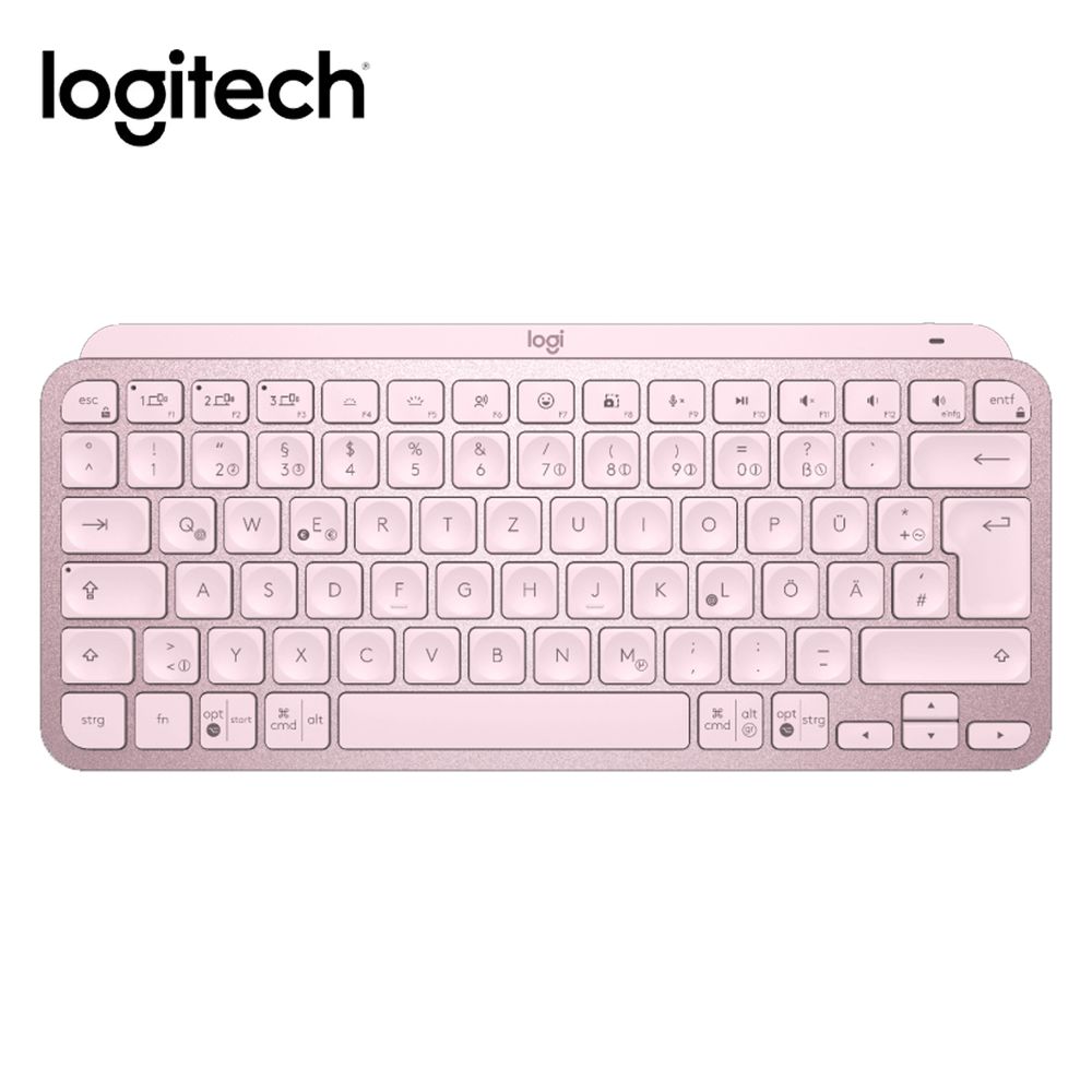 Teclado Logitech Mx Keys Mini Multi-Device Bt Iluminado Rose Teclado Logitech Mx Keys Mini Multi-Device Bt Iluminado Rose