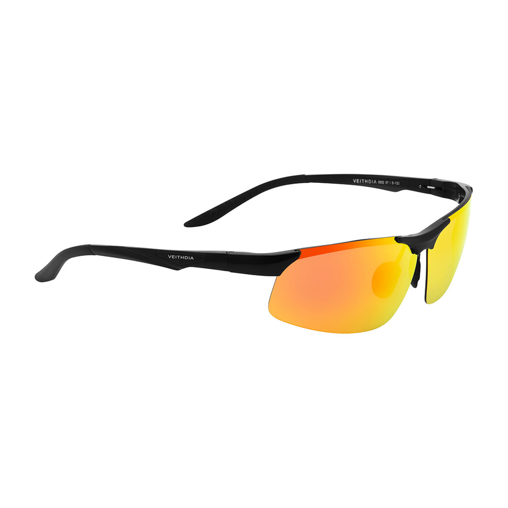 Lentes de Sol Veithdia 6502 Polarizado Color Naranja 1014848