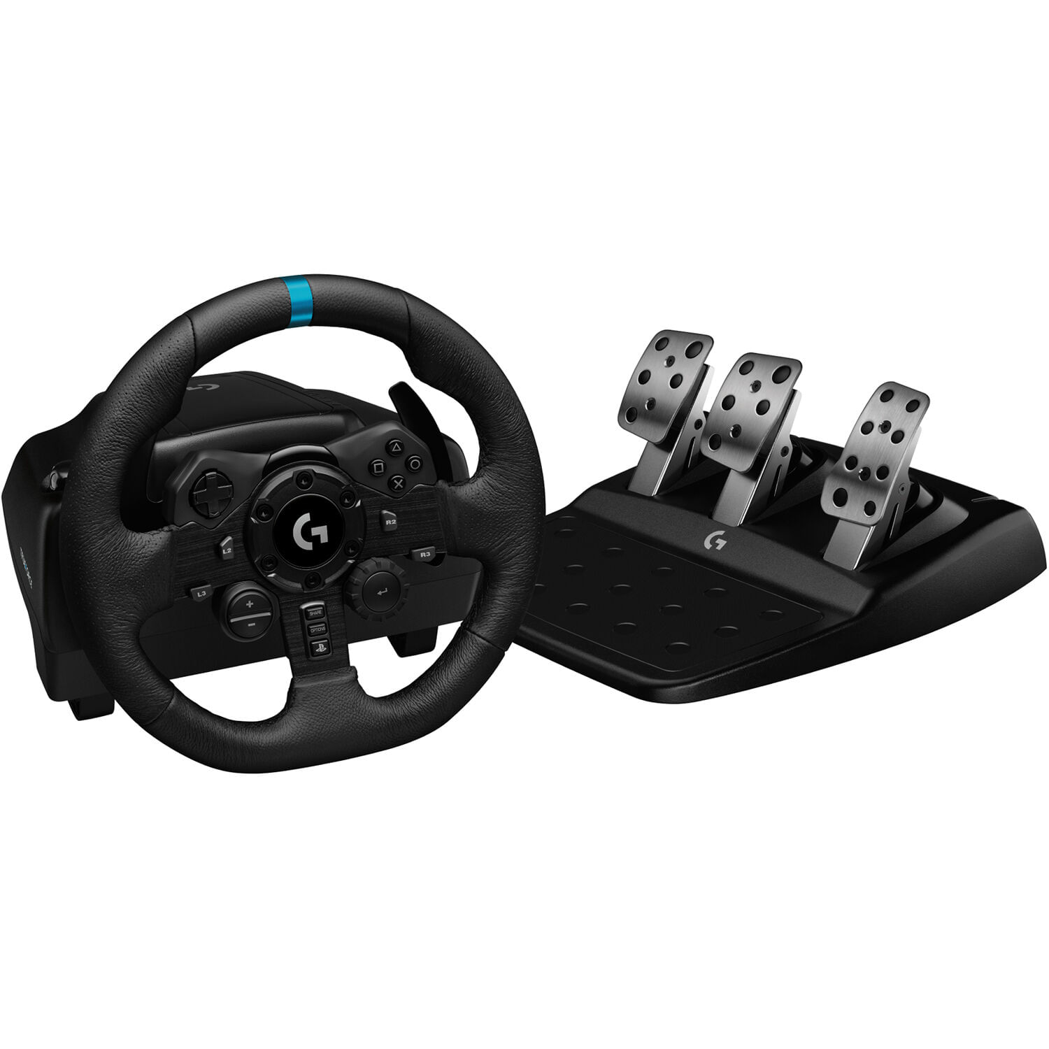 Volante Y Pedales de Simulación de Carreras Logitech G G923 Trueforce para Pc Ps4 Y Ps5