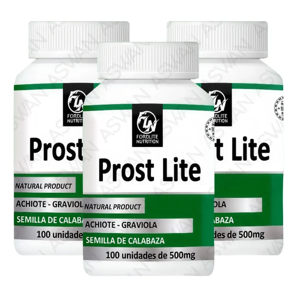 Pack de 3 Prost Lite Con Achiote & Graviola  100 unidades  500mg