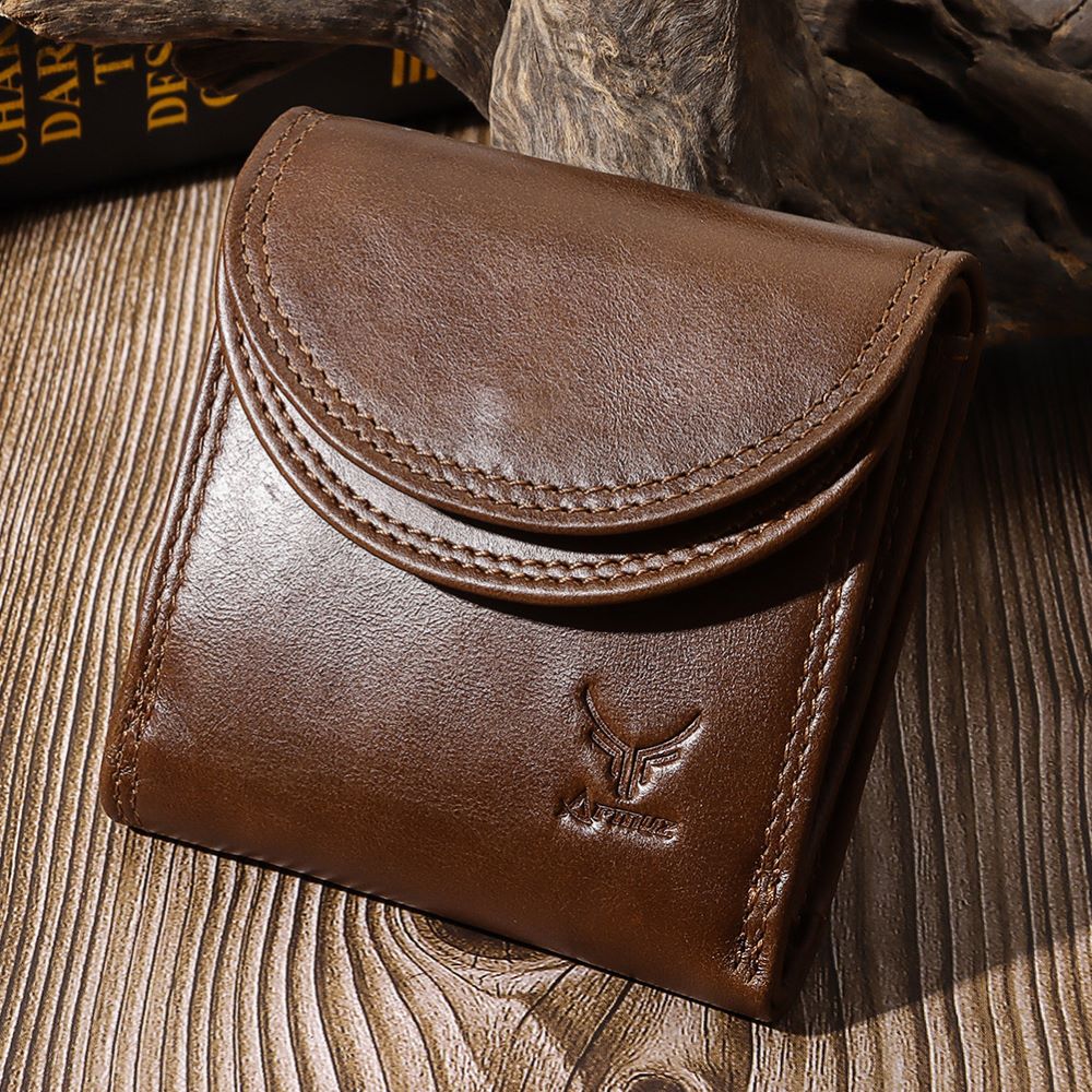 Billetera Y Monedero De Cuero Vacuno AR07