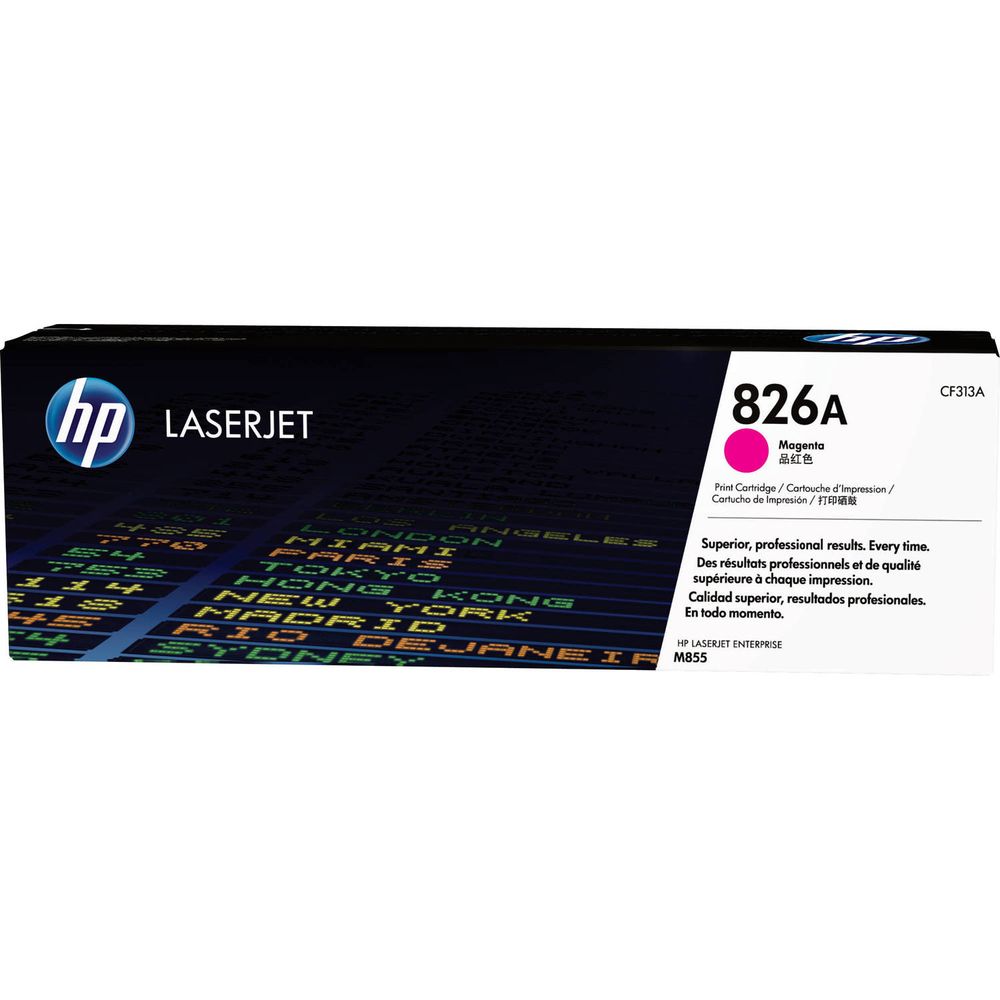 Cartucho de Tóner Hp Laserjet 826A Magenta 1091478-REG Cartucho de Tóner Hp Laserjet 826A Magenta 1091478-REG