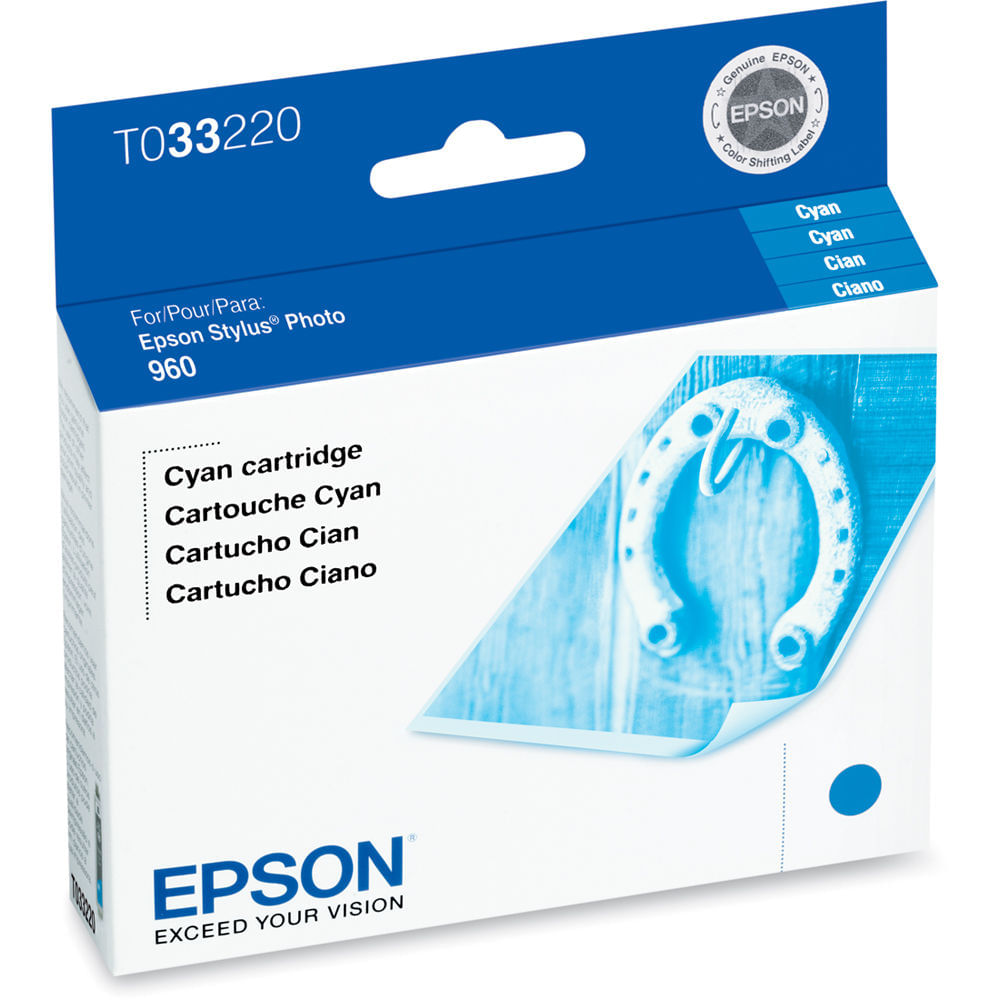 Cartucho de Tinta Cian Epson para Impresora Epson Stylus Photo 960 258417-REG Cartucho de Tinta Cian Epson para Impresora Epson Stylus Photo 960 258417-REG