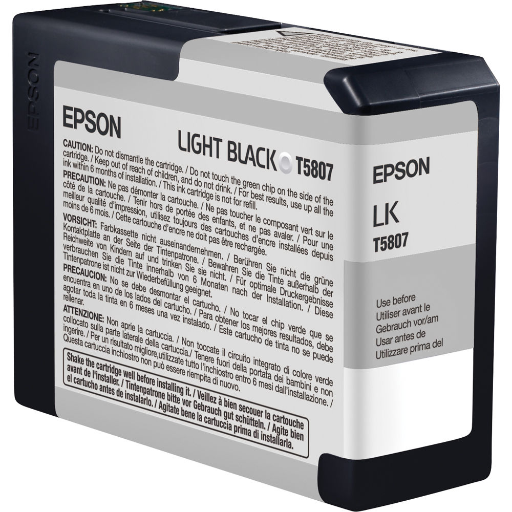 Cartucho de Tinta Epson Ultrachrome K3 Light Black 80 Ml 460281-REG Cartucho de Tinta Epson Ultrachrome K3 Light Black 80 Ml 460281-REG