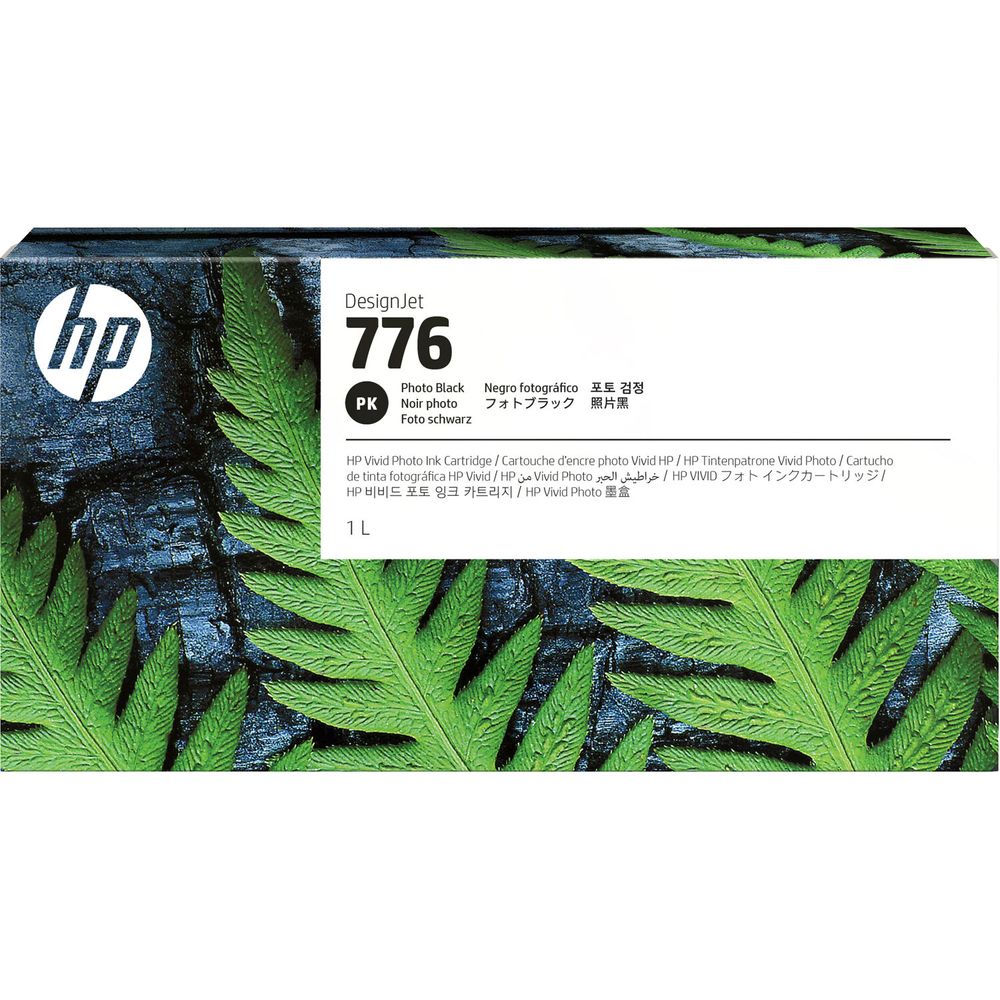 Cartucho de Tinta Original Hp 776 Photo Black 1L para Impresora Hp Designjet Z9+ Pro de 64 1669452-REG Cartucho de Tinta Original Hp 776 Photo Black 1L para Impresora Hp Designjet Z9+ Pro de 64 1669452-REG