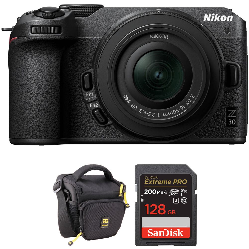 Cámara Mirrorless Nikon Z30 con Lente 16 50Mm y Kit de Accesorios 1739675-REG Cámara Mirrorless Nikon Z30 con Lente 16 50Mm y Kit de Accesorios 1739675-REG