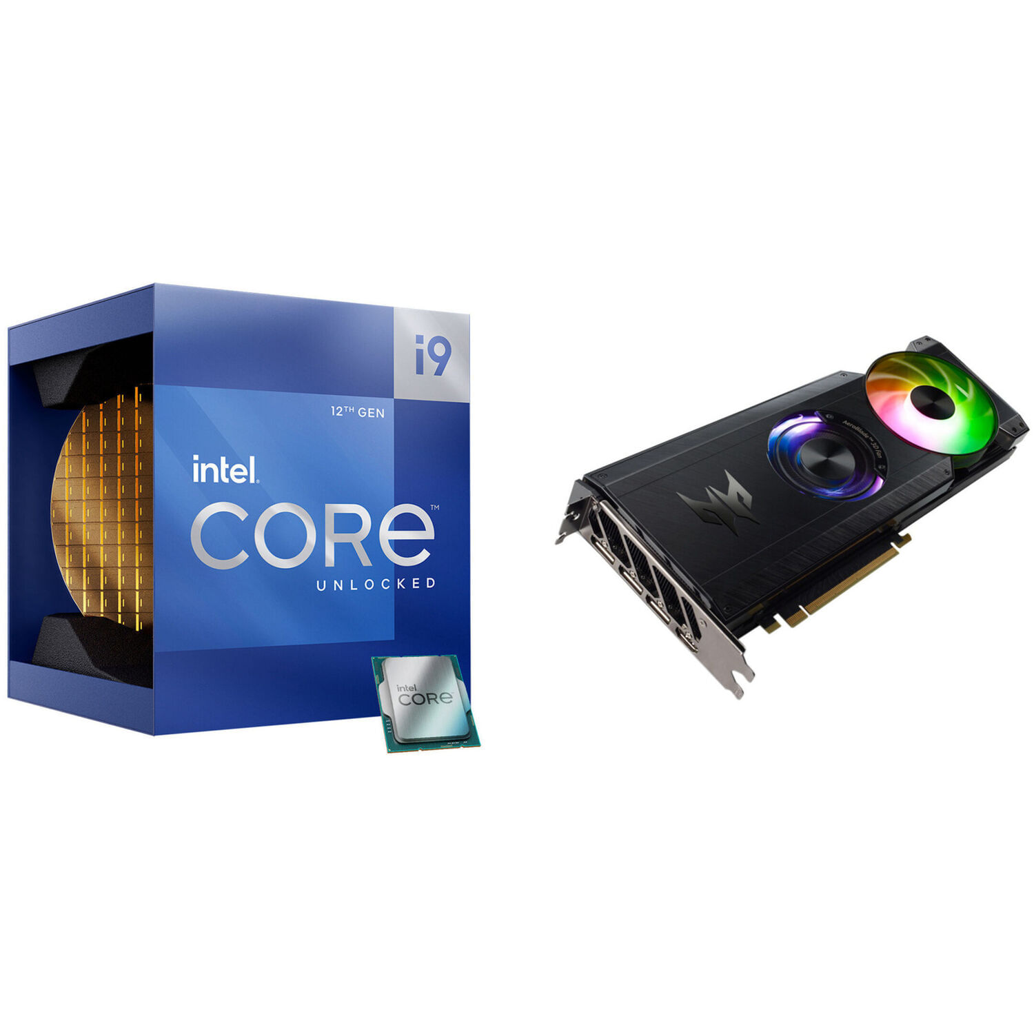 Kit de Procesador Intel Core I9 12900K con Tarjeta Gráfica Acer Predator Bifrost Arc A770 Oc