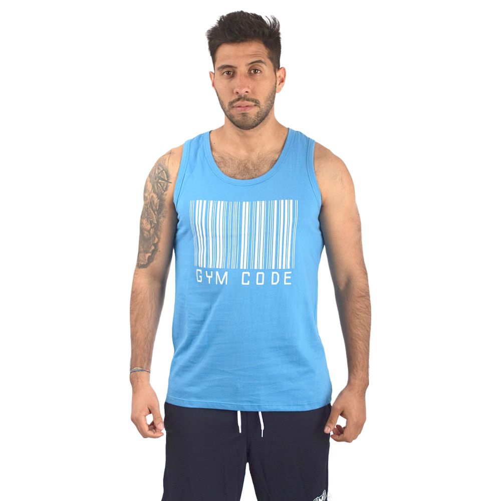 Bividi Deportivo Muscle Museum Gym Code para Hombre Color Celeste Talla L Bividi Deportivo Muscle Museum Gym Code para Hombre Color Celeste Talla L